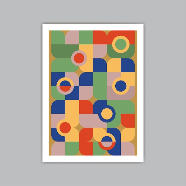 Abstract geometric modern shapes