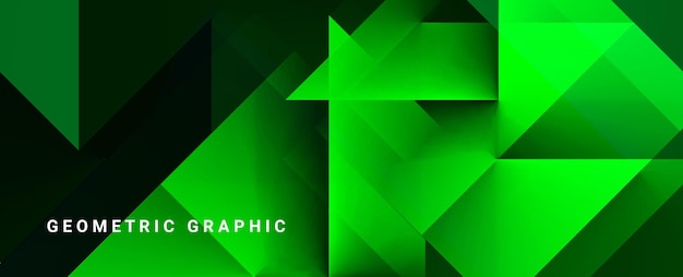 Abstract geometric modern stylish smooth dark banner background