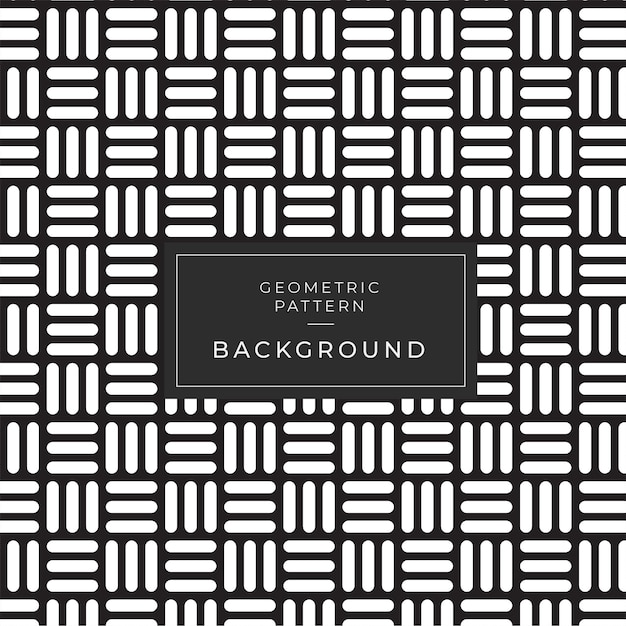 Abstract Geometric monochrome pattern Background