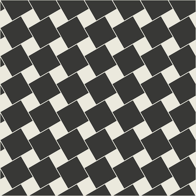 Abstract geometric monochrome square pattern