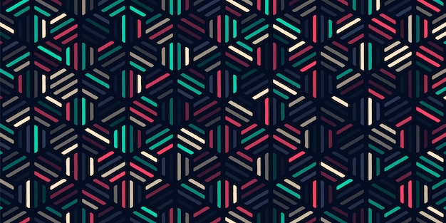 Abstract geometric pattern art illustration