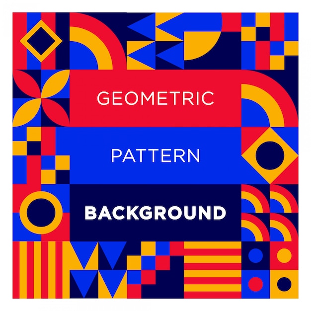 Abstract geometric pattern background