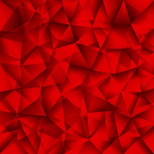 Abstract geometric pattern. Red triangles background