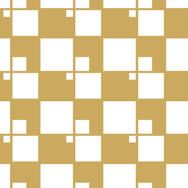 Vector abstract geometric pattern with squares stripes lines seamless background white and gold ornament