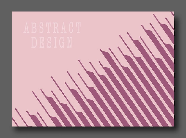 Vector abstract geometric patterns of parallel lines template for postcards posters covers interior and creative design