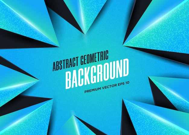 Abstract geometric polygon triangle background