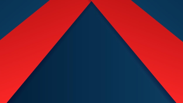 Abstract geometric red and dark blue background design