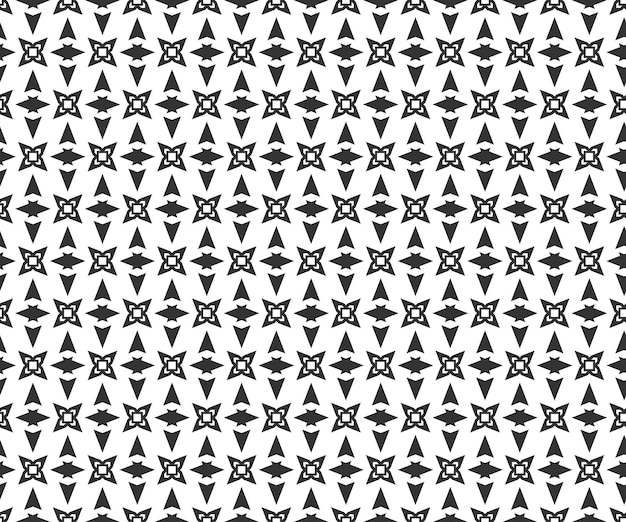 Abstract geometric Seamless pattern Repeating geometric Black and white texture geometric decoration