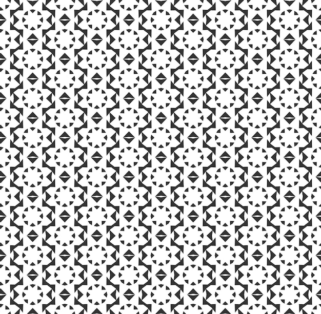 Abstract geometric Seamless pattern Repeating geometric Black and white texture geometric decoration