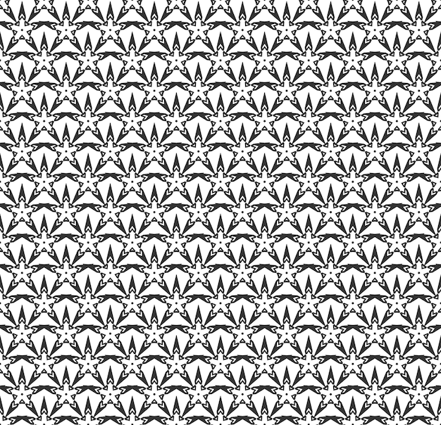 Abstract geometric Seamless pattern Repeating geometric Black and white texture geometric decoration