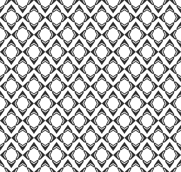 Abstract geometric Seamless pattern Repeating geometric Black and white texture geometric decoration