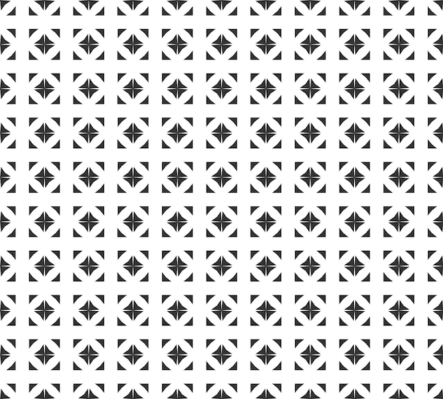 Abstract geometric Seamless pattern Repeating geometric Black and white texture geometric decoration