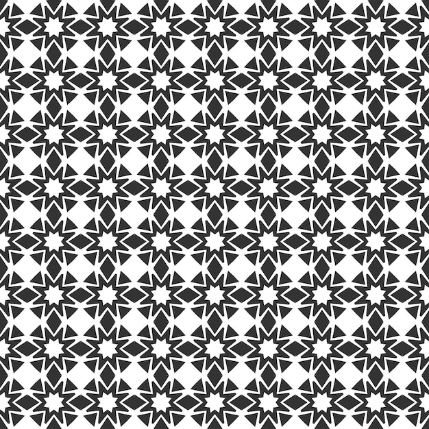 Abstract geometric Seamless pattern Repeating geometric Black and white texture geometric decoration