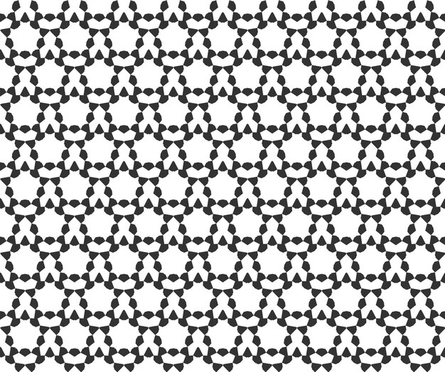 Abstract geometric Seamless pattern Repeating geometric Black and white texture geometric decoration