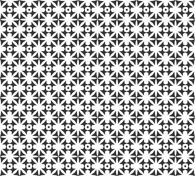 Abstract geometric Seamless pattern Repeating geometric Black and white texture geometric decoration