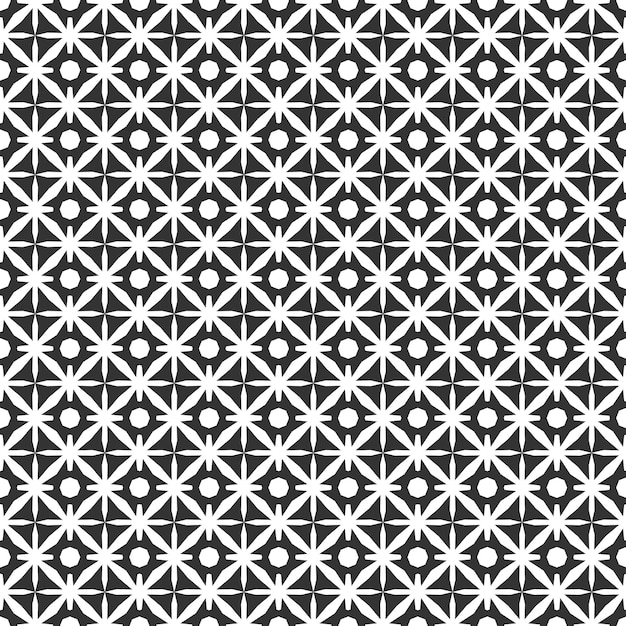 Abstract geometric Seamless pattern Repeating geometric Black and white texture geometric decoration