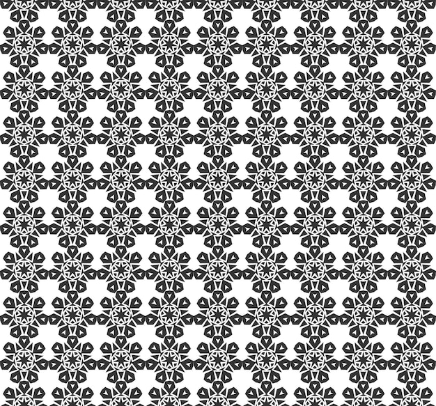 Abstract geometric Seamless pattern Repeating geometric Black and white texture geometric decoration