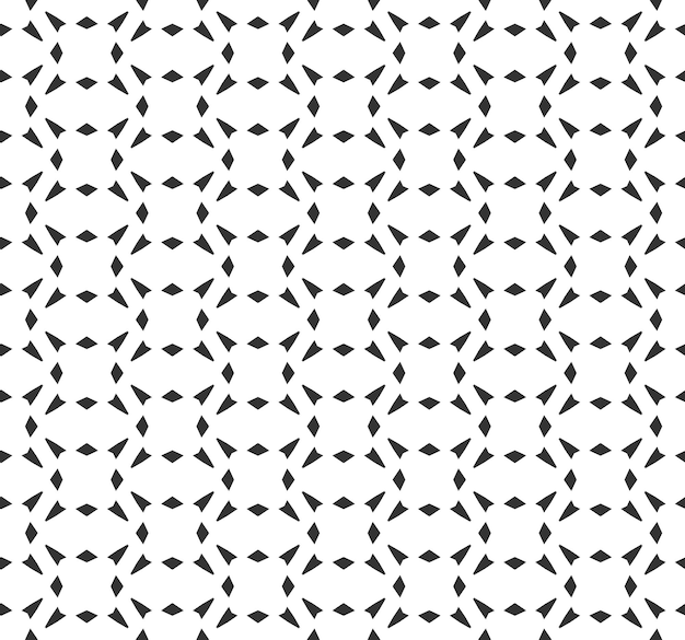 Abstract geometric Seamless pattern Repeating geometric Black and white texture geometric decoration