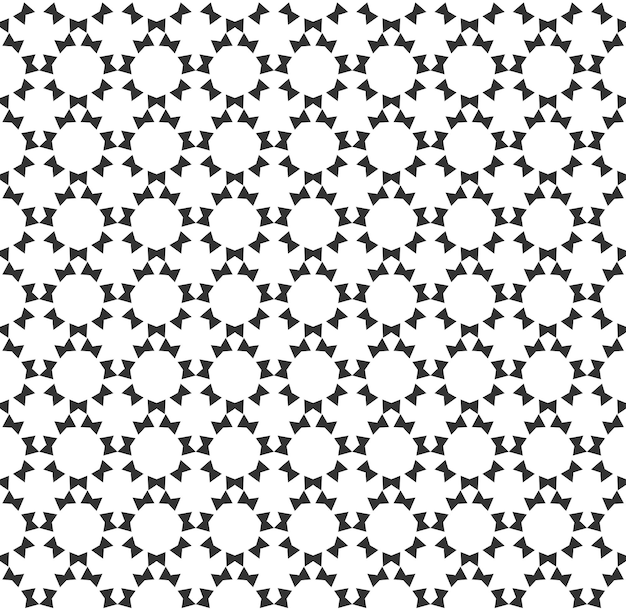 Abstract geometric Seamless pattern Repeating geometric Black and white texture geometric decoration