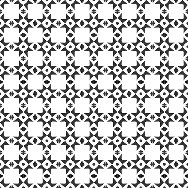 Abstract geometric Seamless pattern Repeating geometric Black and white texture geometric decoration