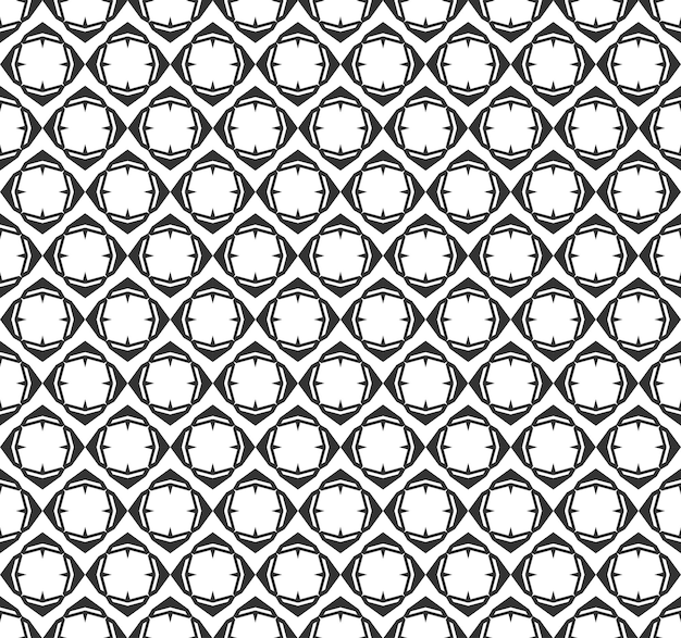 Abstract geometric Seamless pattern Repeating geometric Black and white texture geometric decoration