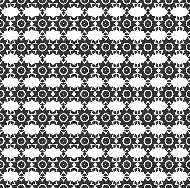 Abstract geometric Seamless pattern Repeating geometric Black and white texture geometric decoration