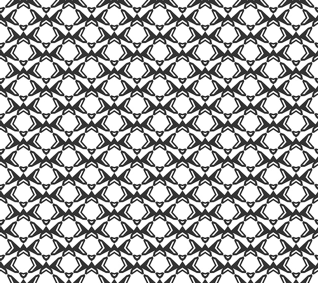 Abstract geometric Seamless pattern Repeating geometric Black and white texture geometric decoration