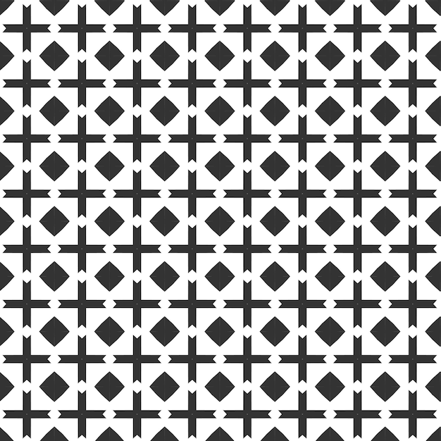 Abstract geometric Seamless pattern Repeating geometric Black and white texture