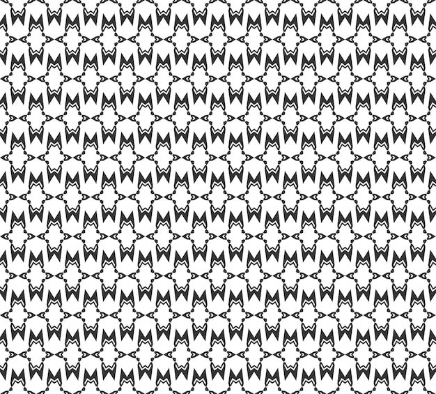 Abstract geometric Seamless pattern Repeating geometric Black and white texture