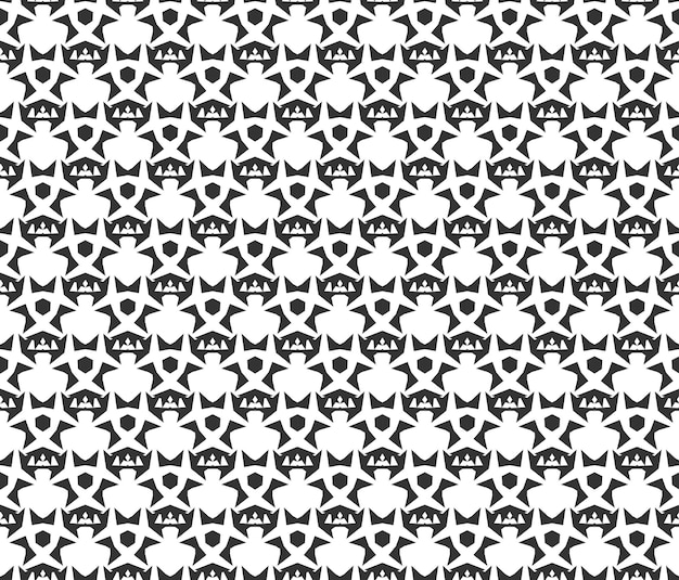 Abstract geometric Seamless pattern Repeating geometric Black and white texture