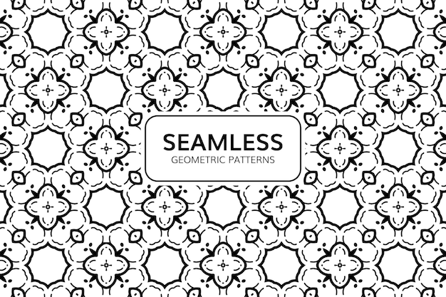 Abstract Geometric Seamless Pattern  