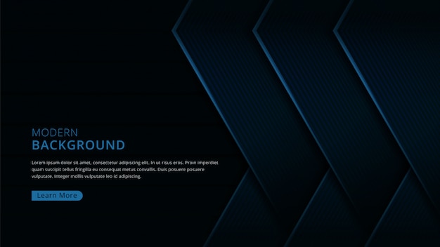 Abstract geometric shape background navy dark theme premium 