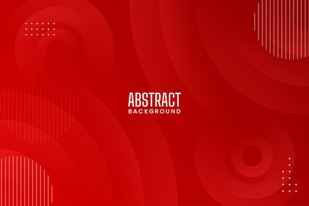 Abstract geometric shape background in red color