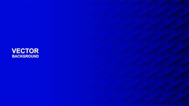 Abstract Geometric shape blue background light and shadow Vector