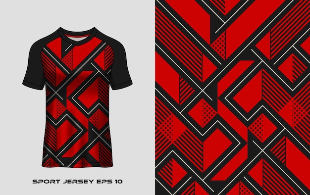 Abstract geometric shape design for sport jersey background