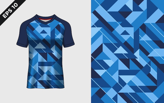 Abstract geometric shape design for uniform jersey background