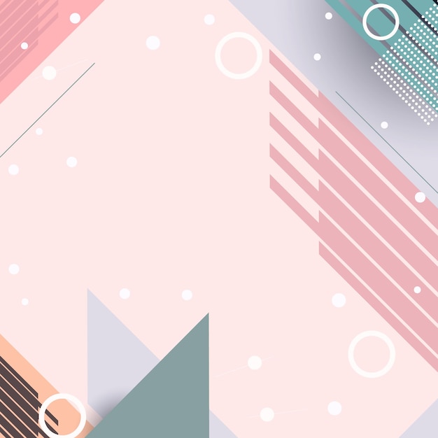 Abstract geometric shapes background