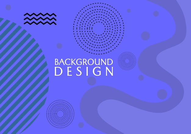 abstract geometric style blue color banner background design