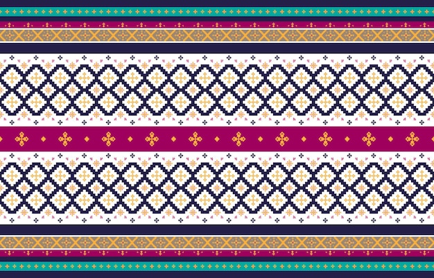 Abstract geometric and tribal patterns, Usage design local fabric patterns, geometric Vector.