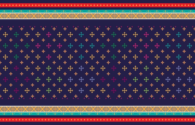 Abstract geometric and tribal patterns, Usage design local fabric patterns, geometric Vector.