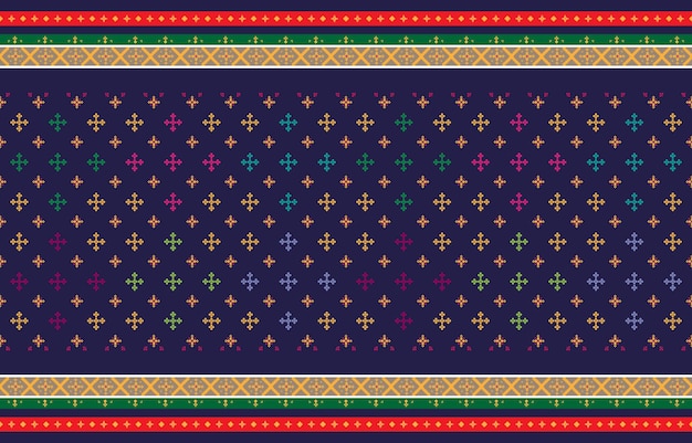 Abstract geometric and tribal patterns, Usage design local fabric patterns, geometric Vector.