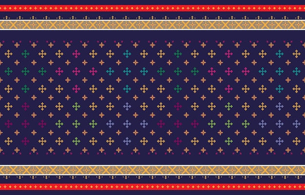 Abstract geometric and tribal patterns, Usage design local fabric patterns, geometric Vector.