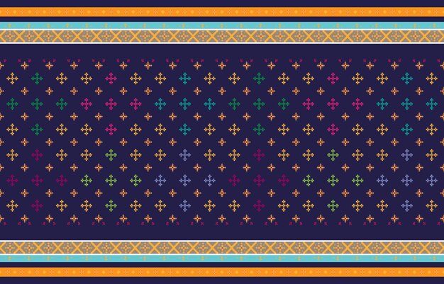 Abstract geometric and tribal patterns, Usage design local fabric patterns, geometric Vector.