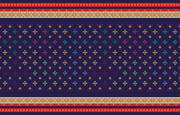 Abstract geometric and tribal patterns, Usage design local fabric patterns, geometric Vector.