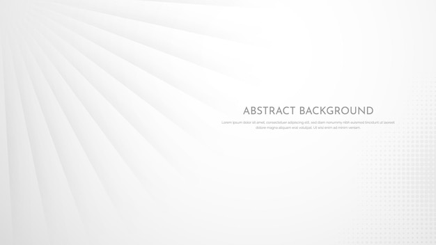 Abstract geometric white background