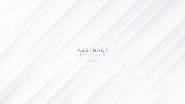 Abstract geometric white and gray gradient background