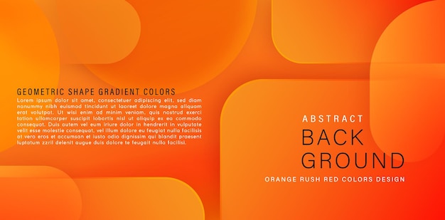 abstract geometrical shaped orange background with place for text ads campaign business