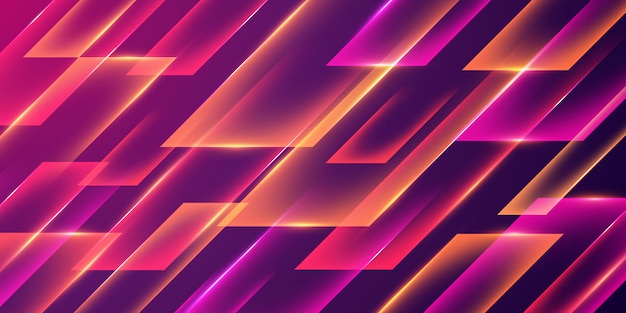 Abstract glowing geometric background with purple color.