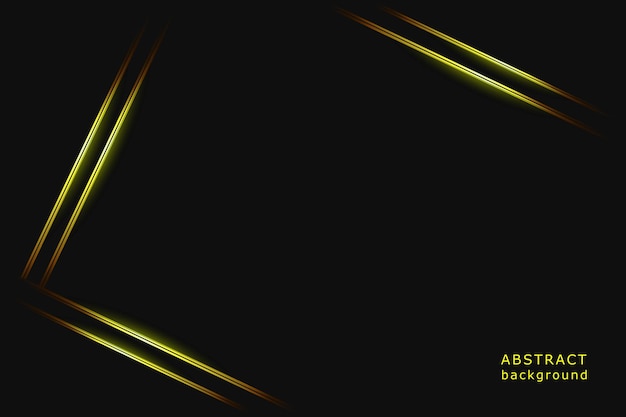 Abstract gold black background