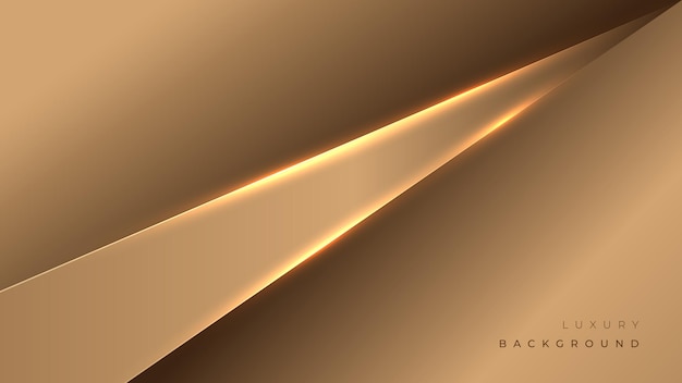 Abstract golden futuristic modern background Vector illustration